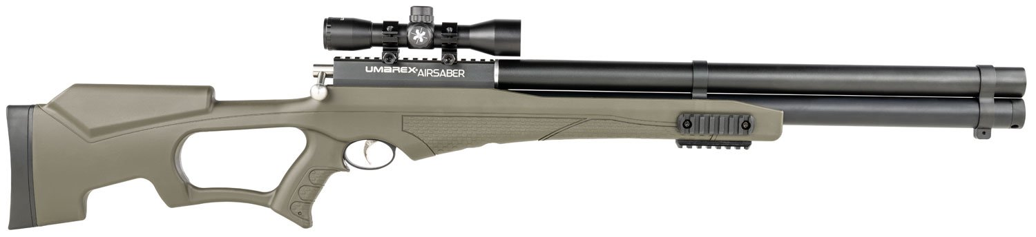 Umarex USA AirSaber Arrow Rifle 450 FPS Black/OD Green Stock - Umarex Usa - Umarex Straight Flight Technology Arrows
