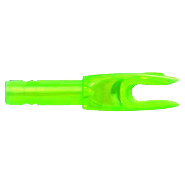 Easton 864465 4mm G Nocks Green Large Groove 100 Pack - Easton