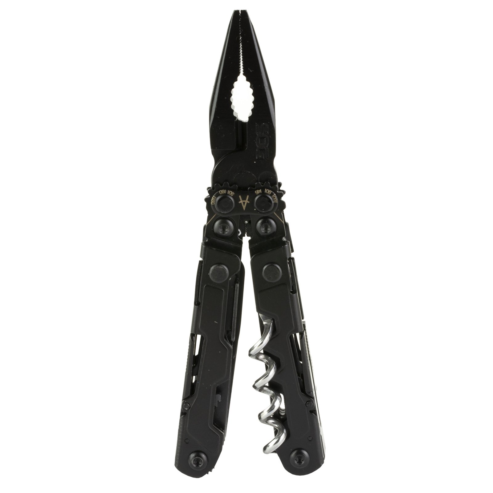 SOG SOGPL1002CP PowerLitre Multi-Tool Black 5" 19 Tools 5Cr15MoV Steel - SOG