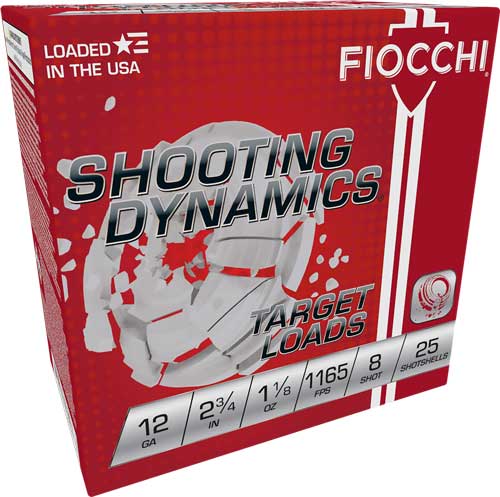 Buy Fiocchi 12GA 2.75" #8 1-1/8oz 1165FPS Shotgun Ammo online