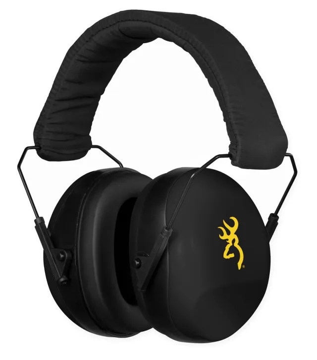 Browning Buck Mark II Hearing Protector 27 dB Over the Head Black - Browning