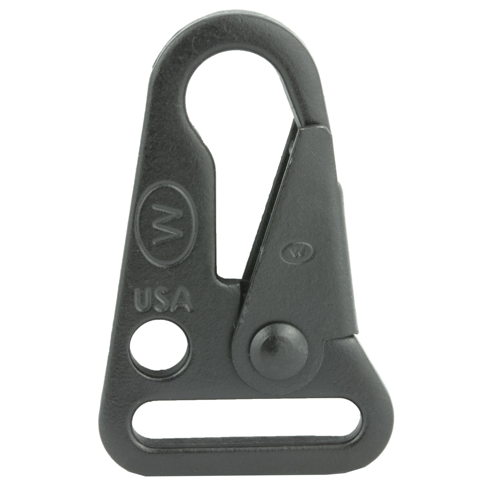 Blue Force Gear HK100 Sling Snap Hook Black Steel 1" Sling Loop - Blue Force Gear