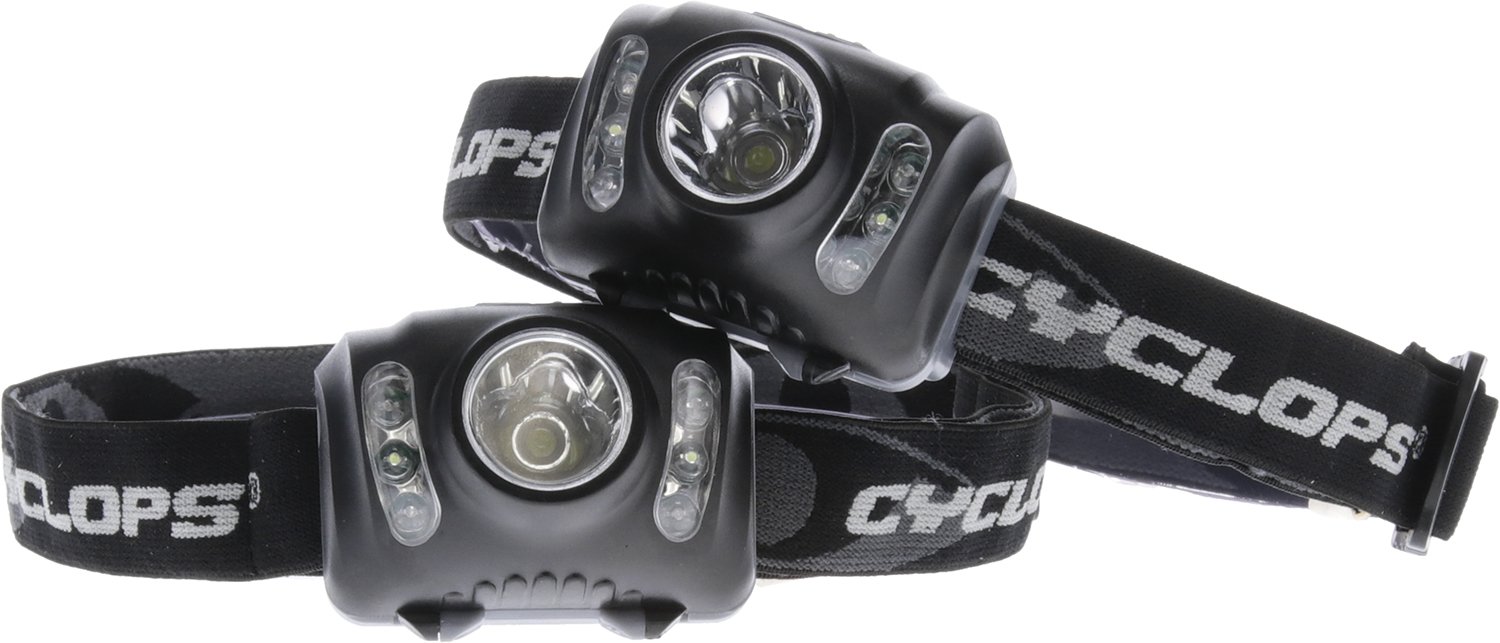 CYCLP CYCHL2102PK Headlamp 210 Lumens White/Red/Green LEDs - Cyclops - 210 LUMENS