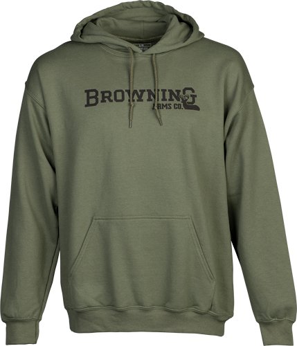 Browning Buckmark Hoodie - Dark Green - 2XL - 5030016405 - Browning
