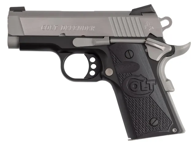 Buy Colt O7800XETT Defender 45 ACP 7+1 3" Steel Slide, G10 Grip online
