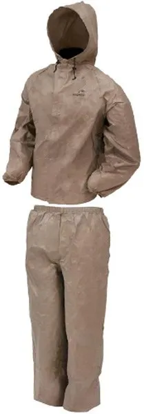 Frogg Toggs Ultra LT Rain Suit Khaki UL12104 : UL12104-04XL