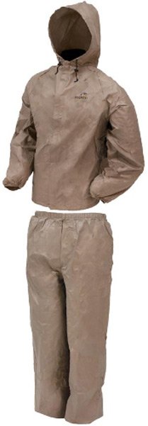 Frogg Toggs UL12104-04XX Men's Ultra-Lite2 Rain Suit 2X-Large Khaki - Frogg Toggs