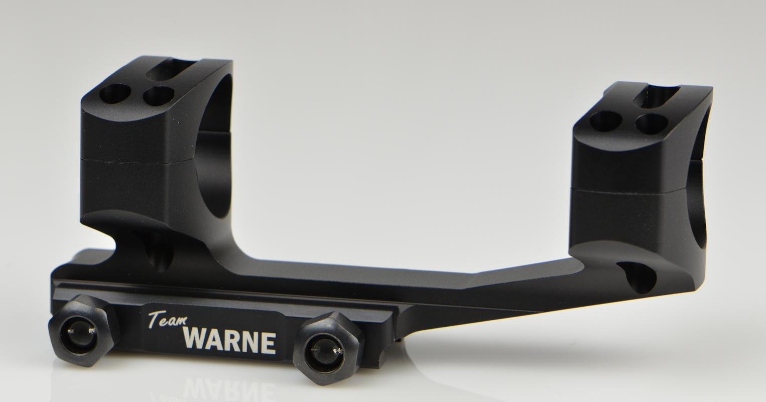 Warne XSKEL34TW Gen 2 34mm Extended Skeletonized MSR Mount Black - Warne