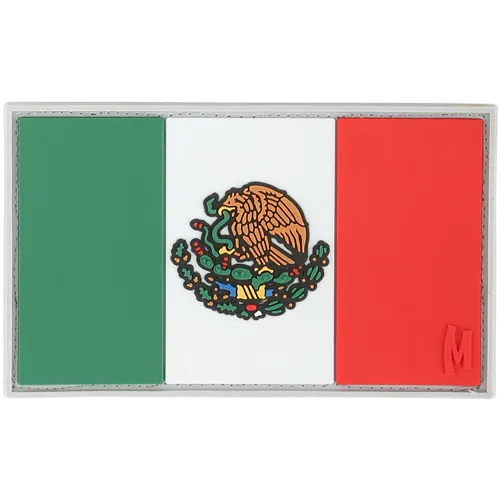 Maxpedition Mexico Flag Morale Patch PVC Velcro-Back 3in