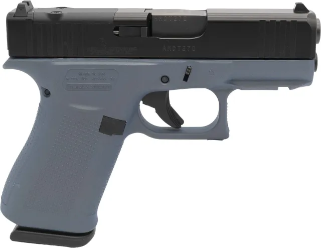 Glock 43X 43X 9mm Luger 10+1 3.410 Black|Purple Polymer