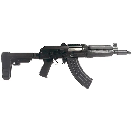 Zastava ZPAP92 7.62x39 10 In Chrome-Lined Blued 30+1 SBA3 Brace
