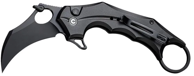 CIVIVI Incisor II 2.02 In Folding Karambit Plain Black C16016B-1 - CIVIVI