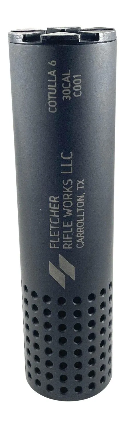 Buy Fletcher Rifle Works COTULLA6BLK Cotulla 6 30Cal Black Stainless Steel 1.375"x24 online