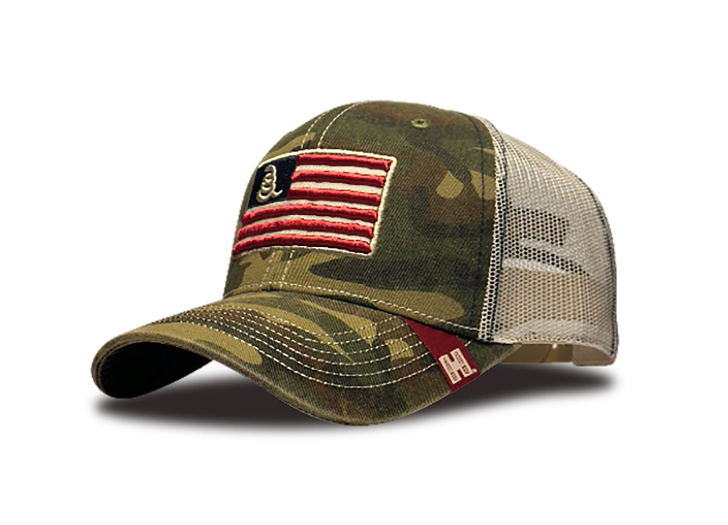 Buy Hornady Gear 33300 Trucker Camo American Flag Patch online