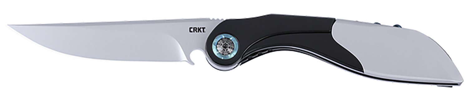 CRKT Nucleus Folding Knife 3.19" 12C27 Blade Black Red G10 Handle - Columbia River Knife & Tool