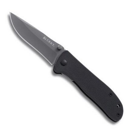 Buy CRKT 6450K Drifter Gray Ti-Nitride 2.875" Liner Lock Black G10 Scales online