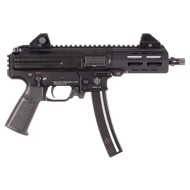 MILITARY ARMS CORPORATION MAC IX 9mm 6.5in 30rd Semi-Auto Pistol (12755001) - MAC - 9mm