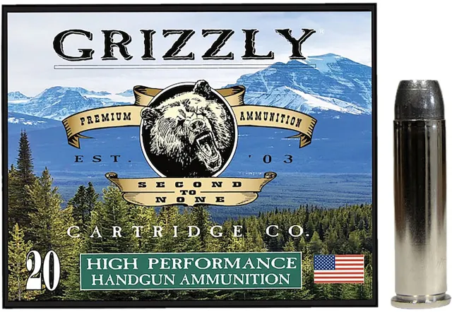 GRIZZLY GC357M12 Ammo 357 Mag 180gr WFN Gas Check 20/Box
