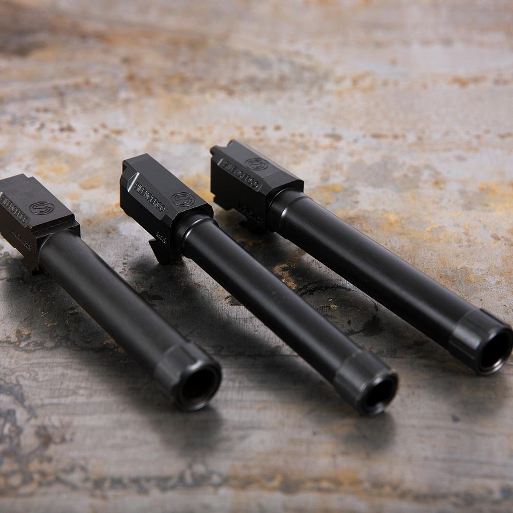 Buy SilencerCo Threaded Barrel for Glock 17 9mm Luger 1/2x28 Black online