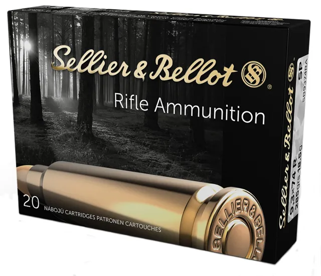 Sellier & Bellot SB9374RA 9.3x74R 286gr Soft Point 20 Rounds - Sellier & Bellot - 9.3mmx74R for sale at Smoke Wagon Firearms