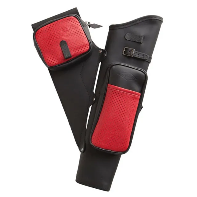 Neet NT-2100 Leather Target Quiver Black 19 Inch RH - Neet
