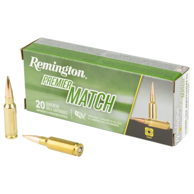 Remington Ammunition 21205 Premier Match 6.5Grendel 130gr Berger Open... - Remington Arms Company, LLC - 6.5 Grendel