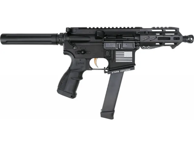 Fostech Tech-15 FOS 8156BLK9MM62304150 9mm Pistol 4.5" Echo AR-II Trigger