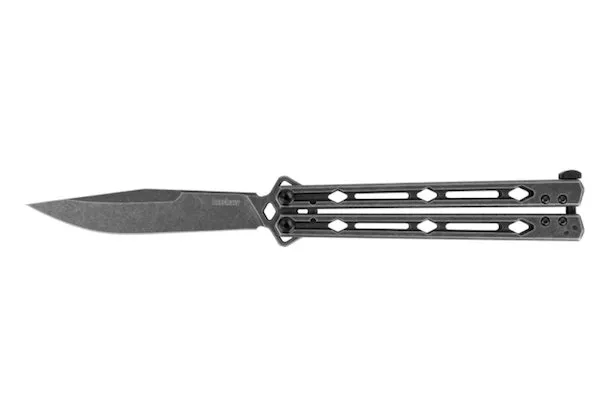 Buy Kershaw Lucha 5150BW 4.6 In Sandvik 14C28N Steel Butterfly Knife online