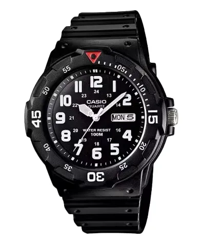 Casio Classic Dive Style Resin Analog MRW200H Watch Water Resist