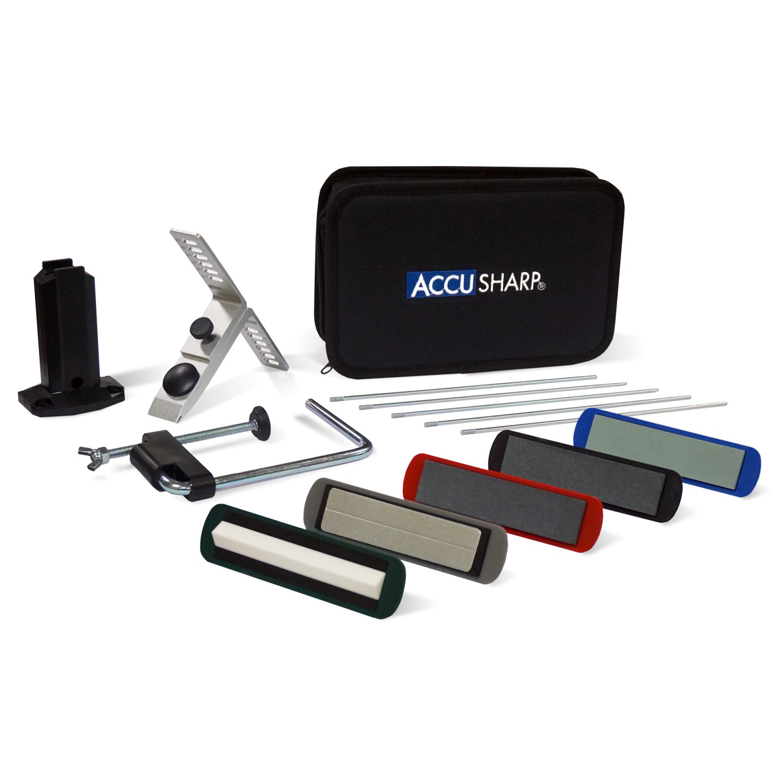 AccuSharp 5-Stone Precision Knife Sharpening Kit with Case - AccuSharp