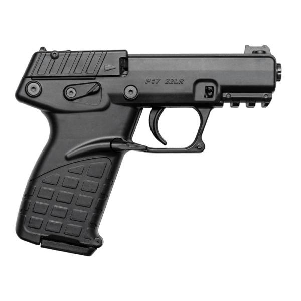 P17 Compact .22LR Pistol: 10-Round, Threaded Barrel, Ambidextrous, Fiber Optic Sight - Kel-Tec - .22LR