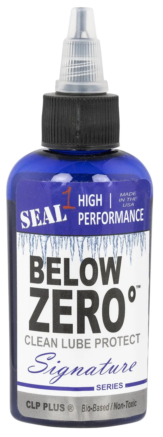 Seal 1 SLBZ2 Signature Below Zero Cleans, Lubricates, Protects 2 oz Squeeze Bottle - Seal 1 - 2 OZ