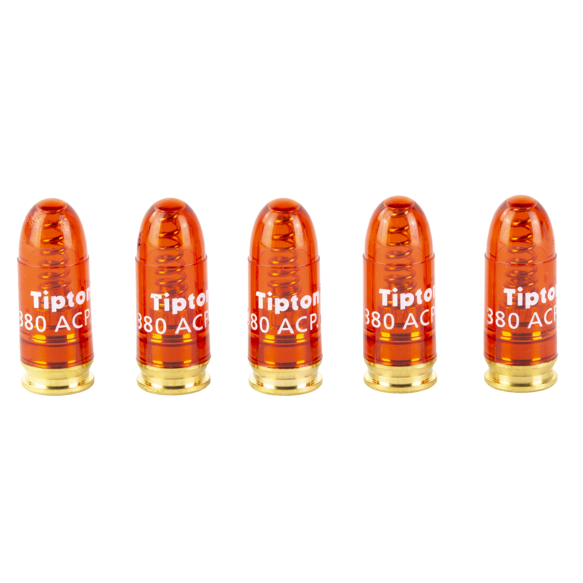 Tipton 337377 Snap Caps .380 ACP Brass/Plastic 5-Pack - Tipton - 380ACP