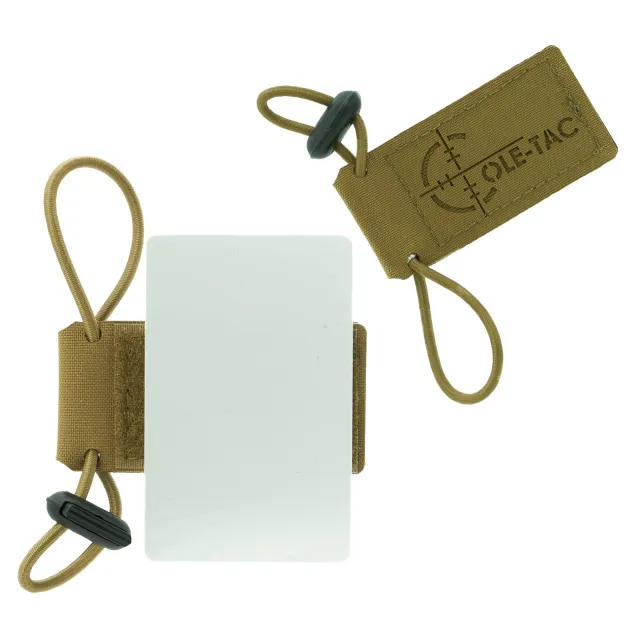 Cole-TAC CH2002 Cheat Sheet V2 DOPE Card, Universal Fit, Coyote - Cole-TAC
