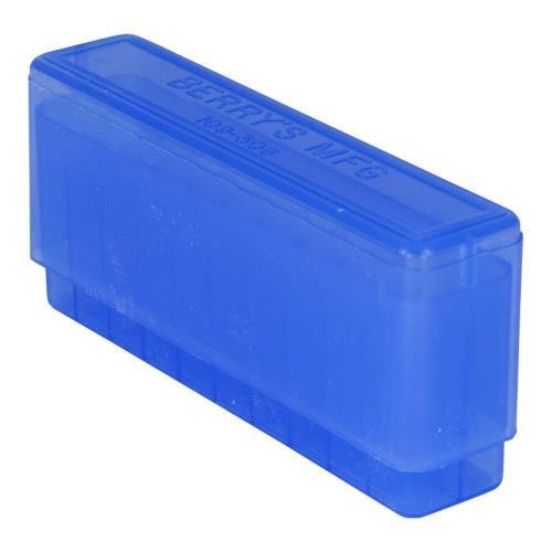 Berry's Ammo Box #109 - .243/.308 cal 20/rd Blue - Berry's Mfg - .243 Winchester, 6.5mm Creedmoor, .220 Swift, .22-250 Remington, 6mm Remington, .250 Savage, .257 Ro