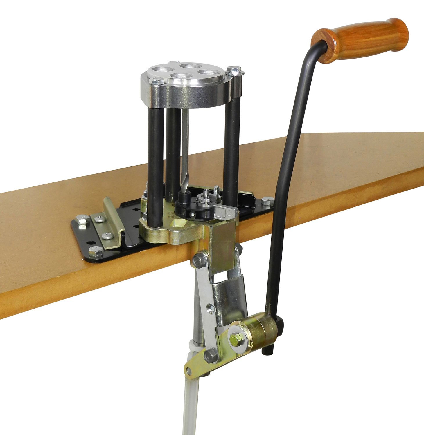 Lee Precision 90932 4-Hole Turret Press with Auto Index Steel Base - Lee Precision