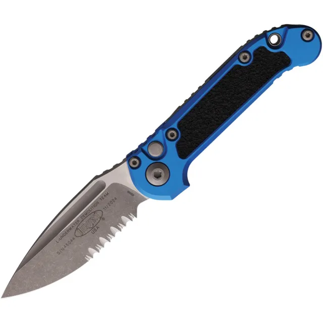 Microtech LUDT G3 3.5 In SE/PS/APOC Blue ALU Handle - MICROTECH