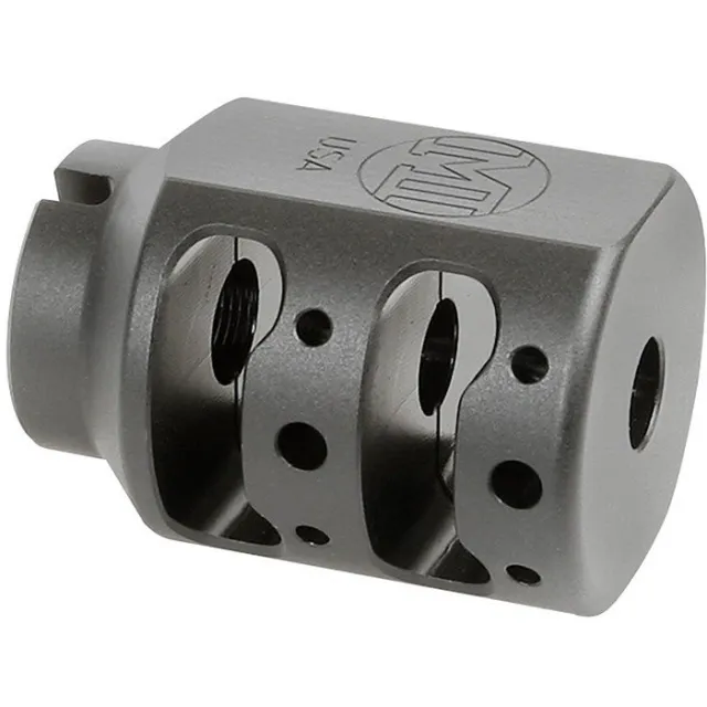 Midwest Industries Alpha Tank Brake 9mm 1/2x28 Black Nitride - Midwest Industries - 9 mm Luger
