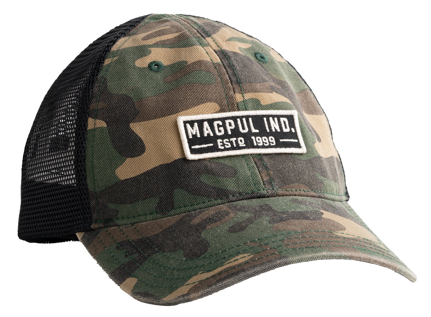 Magpul Established Garment Trucker Hat Woodland Camo Adjustable - Magpul Industries