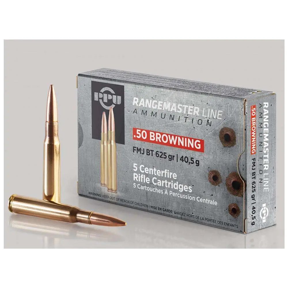 Prvi Partizan PPRM50M Rangemaster .50 BMG 625gr FMJ 120rds with Metal Can - Prvi Partizan - 50 BMG