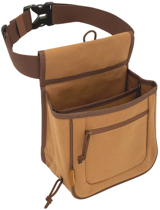 Allen Company Rival Double Compartment Shell Bag, Brown - Allen Company