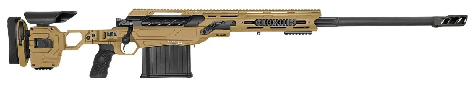 Cadex Defence CDX 50 Tremor 50BMG 5Rd Tan Black Tactical - Cadex Defence - 50 BMG