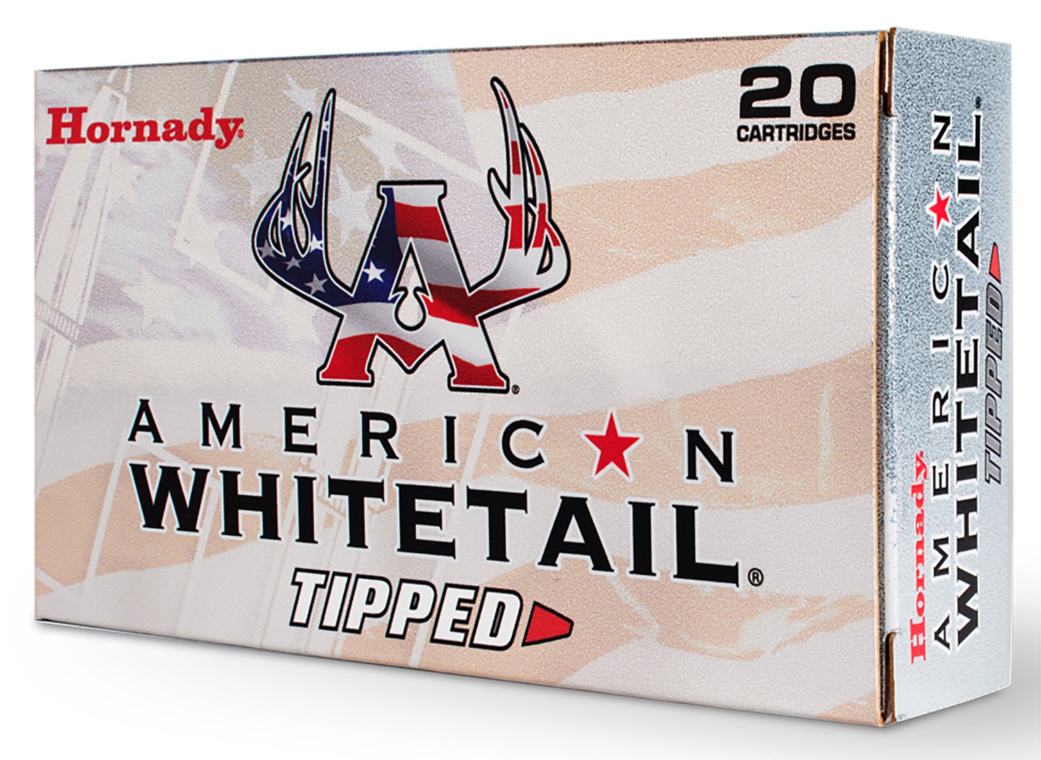 Hornady American Whitetail Tipped Rifle Ammo 7mm-08 Rem. 139 gr. SST 20 rd. - Hornady Manufacturing Company - 7MM-08
