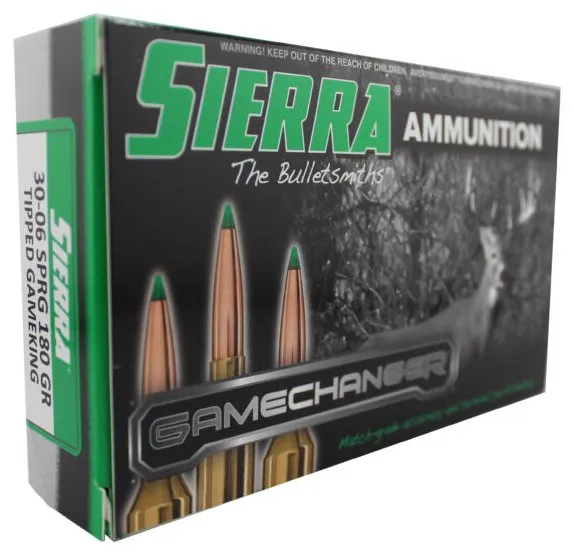 Sierra A468106 30-06 Ammo 180GR TGK 20 Rounds 2760 FPS - Sierra Bullets - 30-06