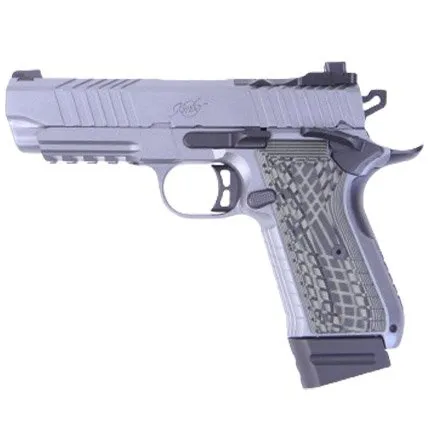 Kimber KDS9c 9mm 4" KimPro Gray, TruGlo Night Sights, Stainless Slide, G-10 Grips, 18+15rd Mags - Kimber Manufacturing, Inc. - 9MM for sale at Bang-Bang Tactical