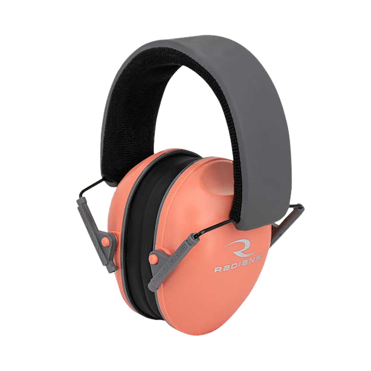 Radians LS0830CS Lowset Earmuff 21 dB Coral/Black Over Head Design - Radians