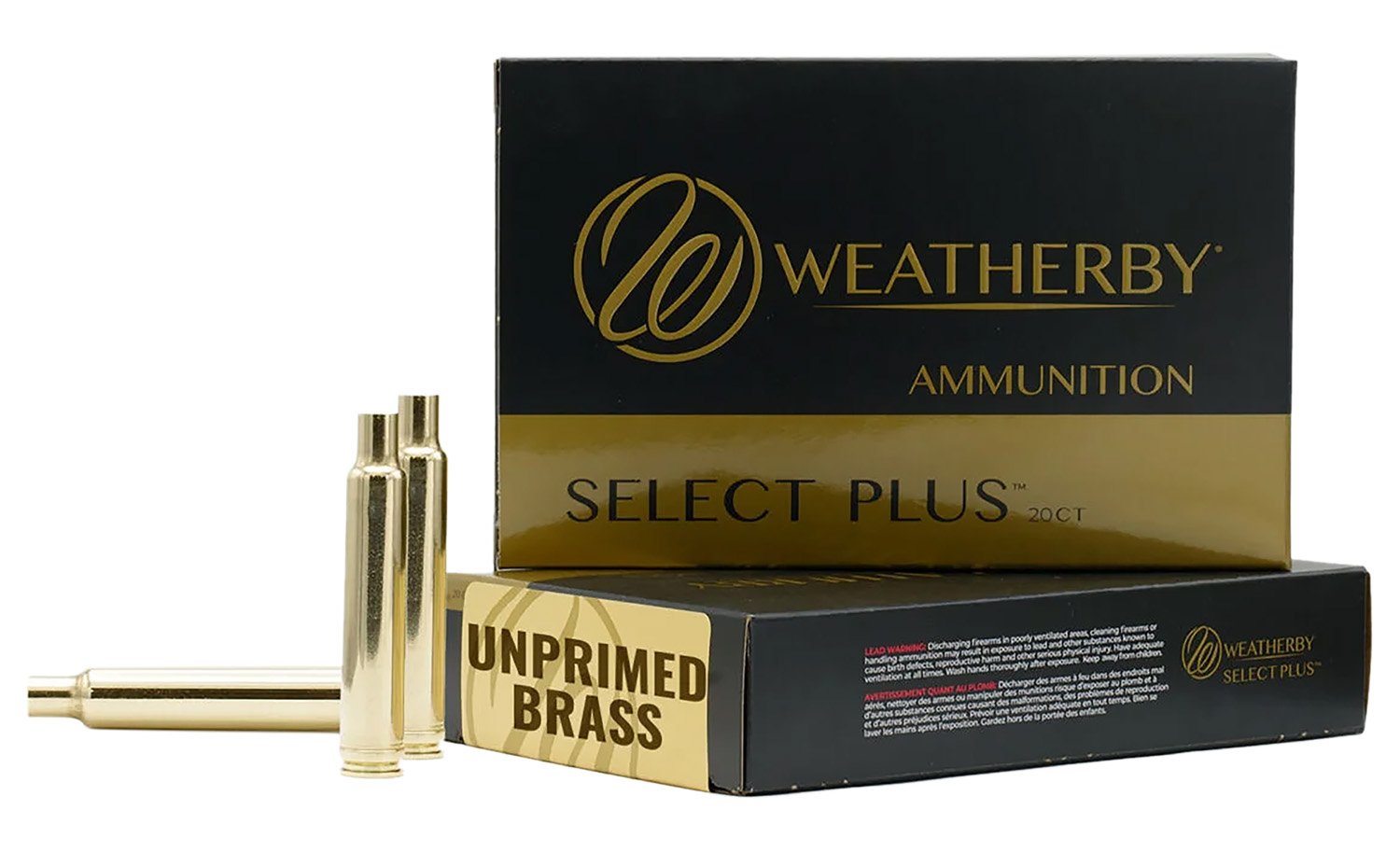 Weatherby BRASS338 Select Plus 338 WBY RPM Rifle Brass - Weatherby