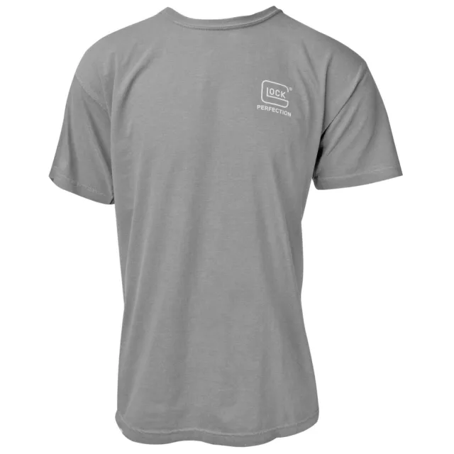 Glock AA75145 Perfection Short Sleeve T-Shirt, Large, Gray - Glock for sale at Bang-Bang Tactical