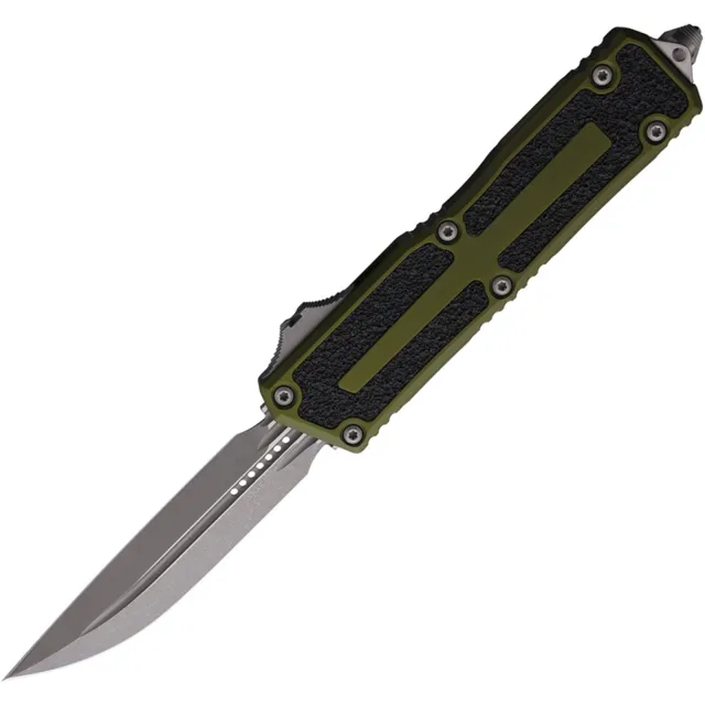 Microtech Scarab II G3 3.97 In D/E-S Apocalyptic OD Green ALU HNDL - MICROTECH for sale at Iron and Lace
