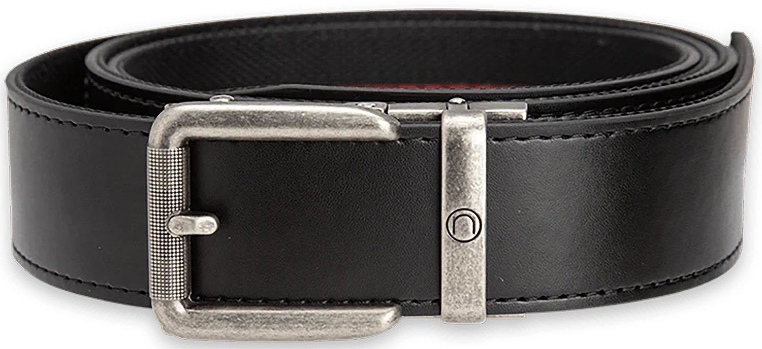 Nexbelt PCS3310 Rogue EDC Belt Black Leather 1.5" Ratcheting Buckle - TEAMNEX